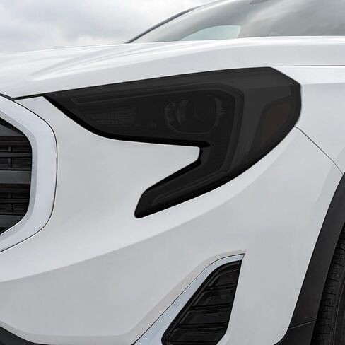 SlickMod PreCut Vinyl Smoke Tint for 2018-2021 GMC Terrain Headlight (Light Smoke, 1. Headlight) in Kuwait