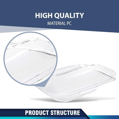 PIT66 Front Headlight Lens Cover Left & Right Pair Compatible with BMW Z4 E89 2009 2010 2011 2012 2013 2014 2015 2016 Front Headlamp Lens Cover Clear Lens in Kuwait
