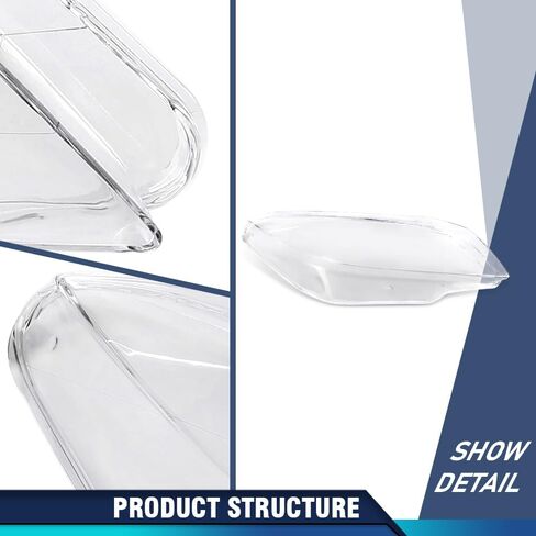PIT66 Front Headlight Lens Cover Left & Right Pair Compatible with BMW Z4 E89 2009 2010 2011 2012 2013 2014 2015 2016 Front Headlamp Lens Cover Clear Lens in Kuwait
