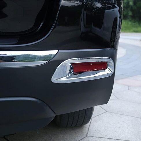 for Toyota Highlander 2011-2013 ABS Chrome Rear Fog Light Cover Trim 2pcs Car Accessories in Saudi Arabia