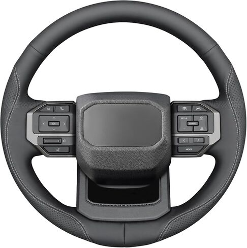 MEWANT Hand Stitch Steering Wheel Cover for Toyota Land Cruiser 2024-2026, Custom Fit DIY Wrap Interior Accessories in Kuwait