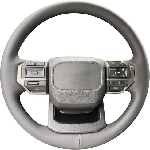 MEWANT Hand Stitch Steering Wheel Cover for Toyota Land Cruiser 2024-2026, Custom Fit DIY Wrap Interior Accessories in Kuwait