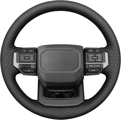 MEWANT Hand Stitch Steering Wheel Cover for Toyota Land Cruiser 2024-2026, Custom Fit DIY Wrap Interior Accessories in Kuwait