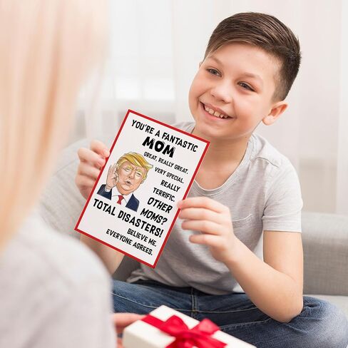 You're A Fantastic Mom - Mothers Day Gift Card, Unique and Funny Card for Mom with Envelope - Gift from Husband Son Daughter, Greeting Card for Birthday, Mother's Day in Saudi Arabia