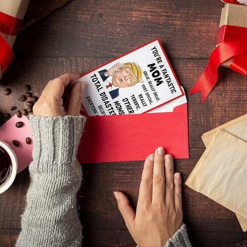 You're A Fantastic Mom - Mothers Day Gift Card, Unique and Funny Card for Mom with Envelope - Gift from Husband Son Daughter, Greeting Card for Birthday, Mother's Day in Saudi Arabia
