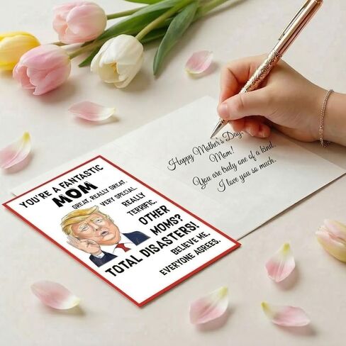 You're A Fantastic Mom - Mothers Day Gift Card, Unique and Funny Card for Mom with Envelope - Gift from Husband Son Daughter, Greeting Card for Birthday, Mother's Day in Saudi Arabia