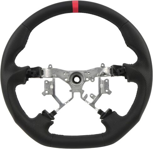 ترقية استبدال عجلة القيادة الجلدية عالية الطيران لسيارة Toyota RAV4 2019-2025 (غير مناسبة RAV4 Prime)، Camry 2018-2024 (شريط أحمر، مع وظيفة ساخنة) in Kuwait