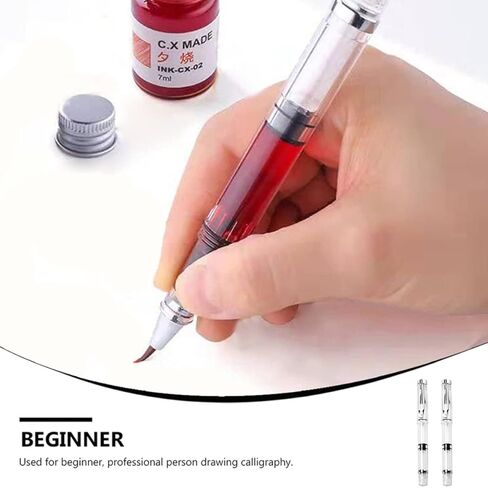 NUOBESTY 15 Pcs Refillable Watercolor Brush Pens for Calligraphy Painting Drawing with Transparent Body and Large Ink Capacity in Kuwait