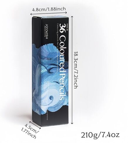 36 Colors Colored Pencil Set Ocean Series Professional for Drawing Sketching Adult Coloring Illustration, in Kuwait