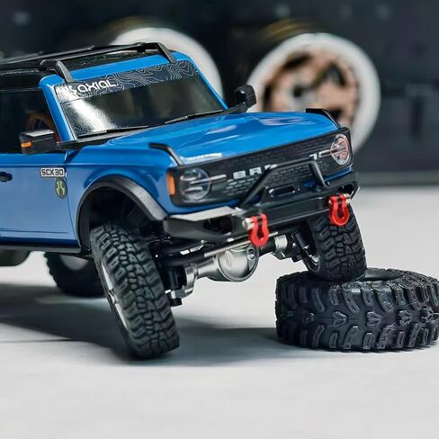 محاور MEUS RACING SCX30 مع أعمدة المحور العالمية لترقيات الزاحف المحورية 1/30 SCX30 RC (أسود) in Kuwait