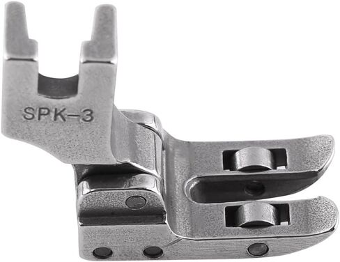 Generic Industrial Sewing Machine Roller Presser Foot, Steel Rotary Even Feed Foot for Leather Fabric, Universal for Flat Bed Sewing Machines in Kuwait