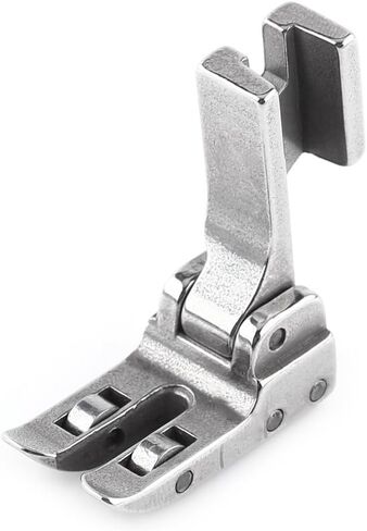 Generic Industrial Sewing Machine Roller Presser Foot, Steel Rotary Even Feed Foot for Leather Fabric, Universal for Flat Bed Sewing Machines in Kuwait