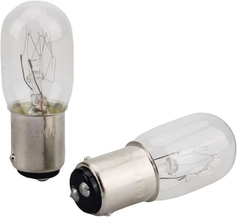 (2 PCS) Push in Type Clear Light Bulbs fits for Kenmore Singer Janome Other Old Style Sewing Machine Bulb 15W 120V in Kuwait