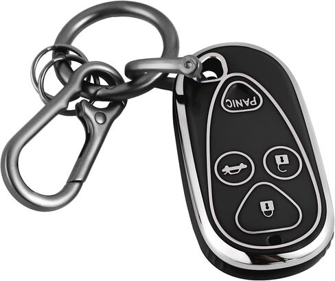 ELOHEI Key Fob Cover for Acura with Keychain, Premium Soft TPU Key Fob Case for Acura 2004-2006 TL / 2004-2008 TSX Accessories in Kuwait