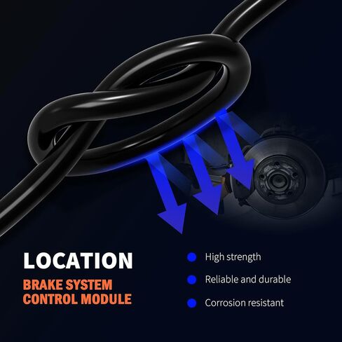 HiSport Front ABS Wheel Speed Sensor - Compatible with Mini Cooper 2002-2008, 34526756384 5S11087 SU12540 0844073 ALS2383 SS20123 in Kuwait