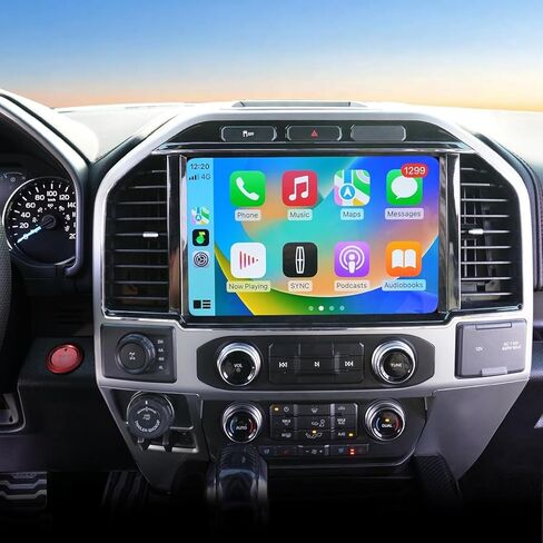 12″ OEM-Style Lincoln in-Car Screen Upgrade for Ford F150/F250 2015–2020, Compatible with SYNC3 System, 8″ to 12″ Direct Replacement, Lincoln Design & Plug and Play（8inch） in Saudi Arabia