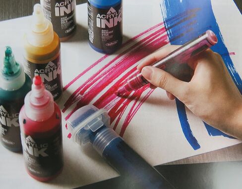 Holbein Acrylic Ink - Super Opaque White 100ml in Kuwait