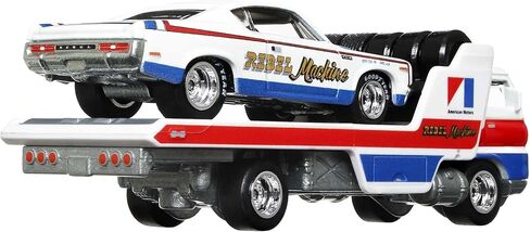 Hot Wheels Team Transport Wide Open with '70 AMC Rebel Machine in Kuwait