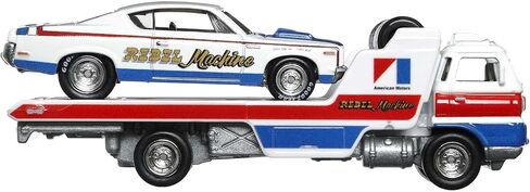 Hot Wheels Team Transport Wide Open with '70 AMC Rebel Machine in Kuwait