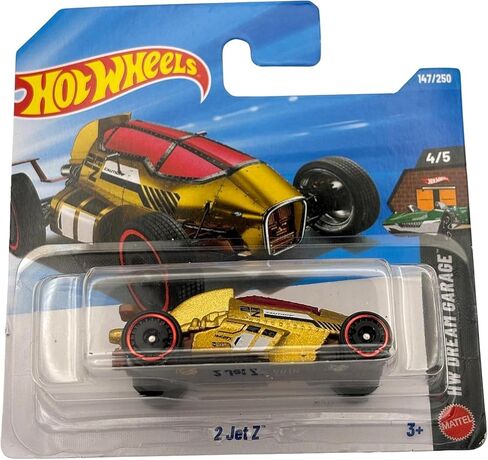 العجلات الساخنة - 2 Jet Z - JJM06 - TH - البحث عن الكنز - HW Dream Garage 4/5 - Gold - Fantasy Model - Mattel 2026 (147/250) - 1:64 in Kuwait