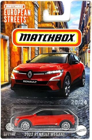 Matchbox European Streets Die-Cast Cars Collection, 6-Pack Bundle, Renault Master Ambulance, Megane, Citroen, Audi Models HVV05-979D | Renault Master Ambulance, Megane, Citroen, Audi Models in Kuwait