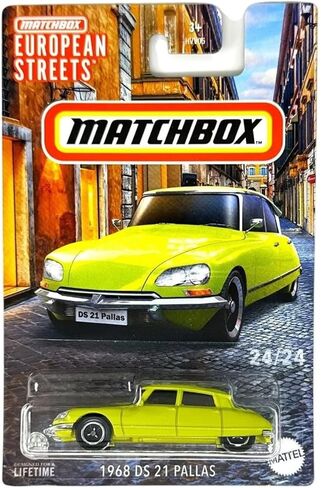Matchbox European Streets Die-Cast Cars Collection, 6-Pack Bundle, Renault Master Ambulance, Megane, Citroen, Audi Models HVV05-979D | Renault Master Ambulance, Megane, Citroen, Audi Models in Kuwait