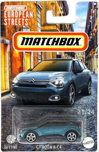 Matchbox European Streets Die-Cast Cars Collection, 6-Pack Bundle, Renault Master Ambulance, Megane, Citroen, Audi Models HVV05-979D | Renault Master Ambulance, Megane, Citroen, Audi Models in Kuwait