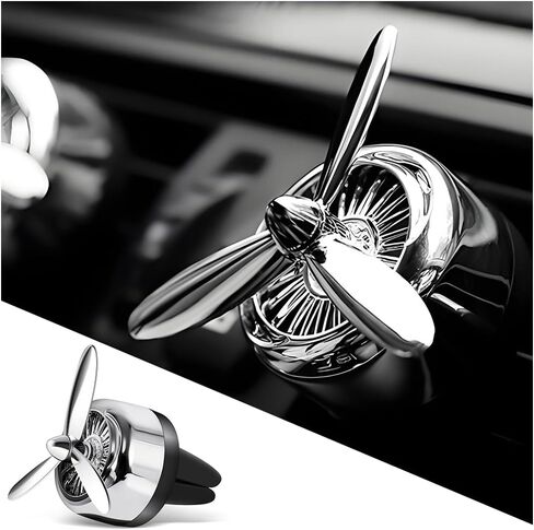P-40 Fighter Plane Car Vent Decor,Creative Air Vent Clips Fit for Horizontal/Vertical Air Vents,P-40 Warhawk Car Airs Freshener with Rotating Propeller as Cool Gifts for Men in Saudi Arabia