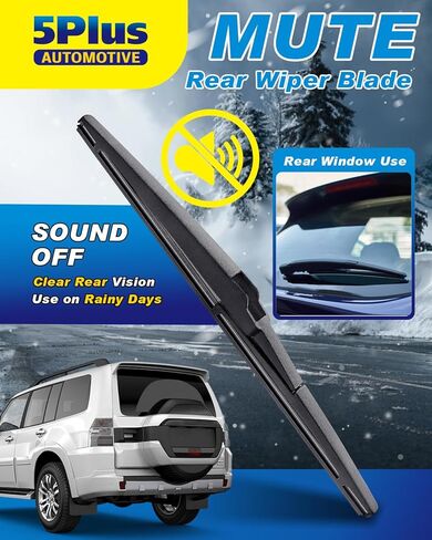 5 PLUS® 12 Inch Rear Wiper Blade Replacement for Toyota Rav4 2001-2012,2019-2024 Highlander 2001-2019 Sienna 2021-2024 Venza 2009-2015/Dodge 09-20 journey 11-24 Durango/Mazda 5 06-15 Rear Wiper in Saudi Arabia