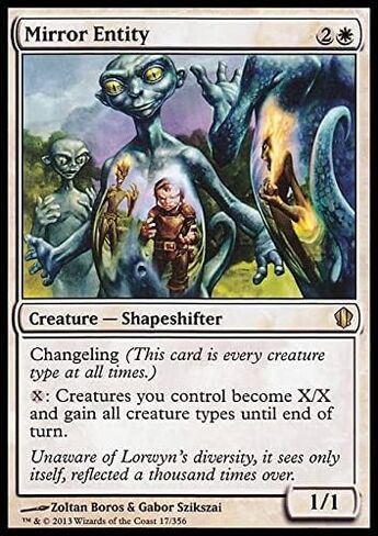 MTG Magic: The Gathering - كيان المرآة (17) القائد 2013 C13 in Kuwait