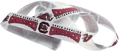 7/8" South Carolina Grosgrain Ribbon, Licensed by Divine Creations - Officially Licensed - 3 Yards (9 Feet) in Saudi Arabia