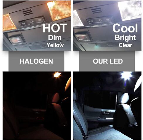 14pcs LED Interior Lights Bulb Kit for Nissan Altima 2002 2003 2004 2005 2006 Map Dome Door Trunk Cargo License Plate Lights Super Bright White LED Interior Light Bulbs + Install Tool in Kuwait