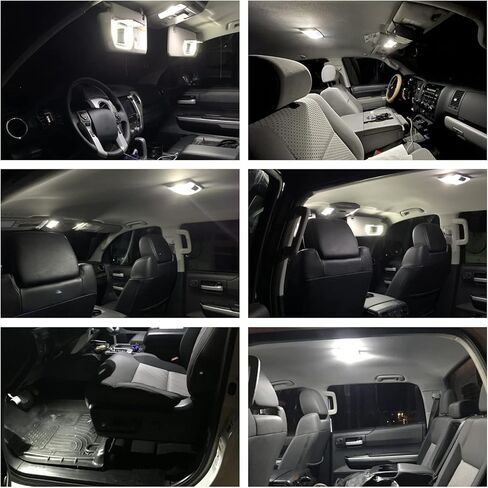 14pcs LED Interior Lights Bulb Kit for Nissan Altima 2002 2003 2004 2005 2006 Map Dome Door Trunk Cargo License Plate Lights Super Bright White LED Interior Light Bulbs + Install Tool in Kuwait