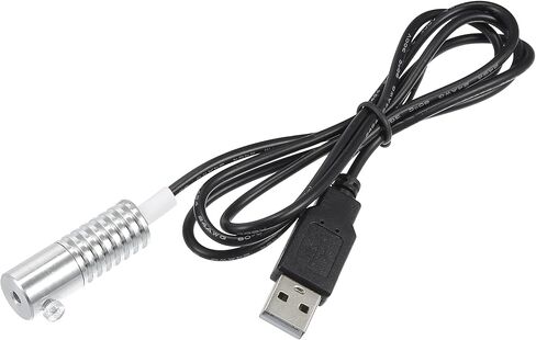 ACROPIX 10mm 0.39" 2W LED Aluminum Light Source Illuminator Decoration USB LED Light for Car DIY White - Pack of 1 in Kuwait