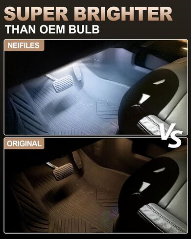 LED Interior Footwell Lights Compatible with 1999-2010 Jeep Wrangler Dodge Ram 1500 2500 3500 4500 5500, Dodge Durango 2011-2019, Grand Cherokee Under Dashboard Floor Lamp in Kuwait