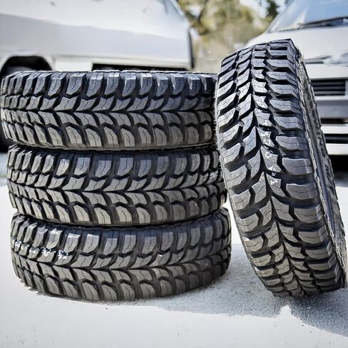 Set of 4 (FOUR) Crosswind M/T Mud Off-Road Light Truck Radial Tires-LT245/75R16 245/75/16 245/75-16 120/116Q Load Range E LRE 10-Ply BSW Black Side Wall in Kuwait