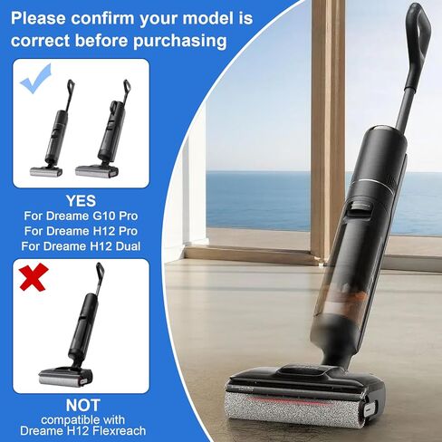 Replacement Brush Roller and Filter for Shark WD101 / AW302 / WD201 / WD161 / WD261 / AW261 Hydrovac XL 3-in-1 Vacuum Cleaner, Cordless Pro XL Vacuum Accessories in Saudi Arabia