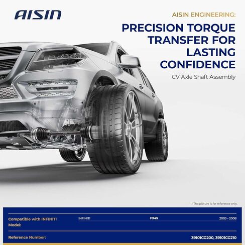 AISIN AFTERMARKET CVAN-01616 مجموعة محور السيرة الذاتية الأمامية اليسرى - متوافقة مع INFINITI FX45 2003-2008 in Kuwait