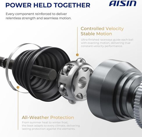 AISIN AFTERMARKET CVAN-01616 مجموعة محور السيرة الذاتية الأمامية اليسرى - متوافقة مع INFINITI FX45 2003-2008 in Kuwait