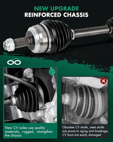 SCITOO 2PCS CV Axles Front Pair For Honda Civic 1.3L 2006-2011 Front Left Right Side 66-4236 66-4237 in Kuwait
