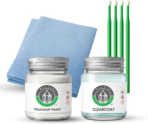 ERA Paints 040 - Super White 2 for SCION Exact Match Automotive Touch Up Paint Spray - Basic Kit in Kuwait