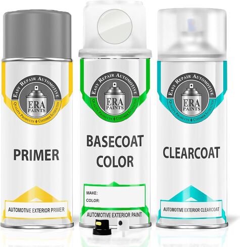 ERA Paints 040 - Super White 2 for SCION Exact Match Automotive Touch Up Paint Spray - Basic Kit in Kuwait