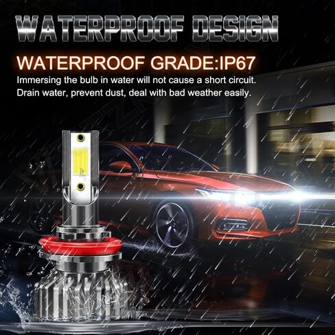 Compatible for 2013 2014 2015 Honda Accord Lights, 6000K High Beam Low Beam Fog Lights, Plug n Play, Pack of 6 in Kuwait