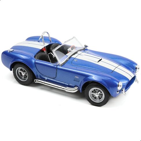 1/24 Car Model Toy for Shelby Cobra 427 S/C Alloy Metal Diecast Car Model Vintage Racing Auto Toy Classic Vehicle Model Collection Gift Ornament for Adult and Kid(Blue) in Saudi Arabia