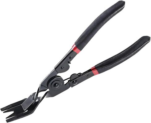 Car Panel Clip Removal Plier, Vehicle Interior Upholstery Trim Clip Remover Tool, Automotive Push Pin Rivet Door Panel Clamp Fastener Removal Plier, Universal for Most Vehicles in Saudi Arabia