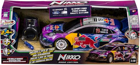 1:16th Rally Series Red Bull Racing RC Car - M Sport RC Car Remote Controlled Car for Kids Tarmac Gravel Tyres High-Speed RC Drift Cars in Saudi Arabia
