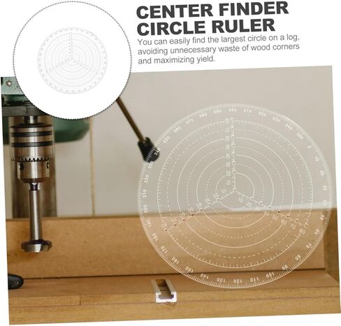 OSALADI Circle Ruler for Woodworking Center Tool Drawing Circle Tool Geometry Centering Ruler in Kuwait