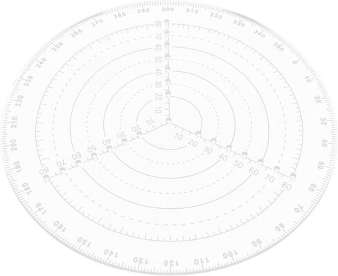 OSALADI Circle Ruler for Woodworking Center Tool Drawing Circle Tool Geometry Centering Ruler in Kuwait