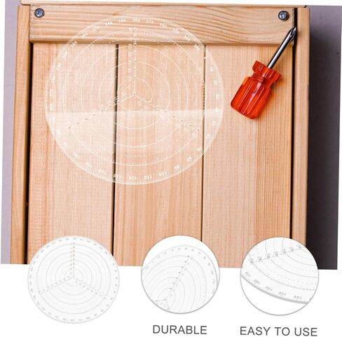 OSALADI Circle Ruler for Woodworking Center Tool Drawing Circle Tool Geometry Centering Ruler in Kuwait