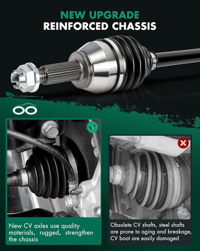 SCITOO Front CV Axle Shaft Assembly fit For Ford Fiesta 1.6L 2018-2019 DCT 1pcs Front Left Driver Side NCV11092 in Kuwait